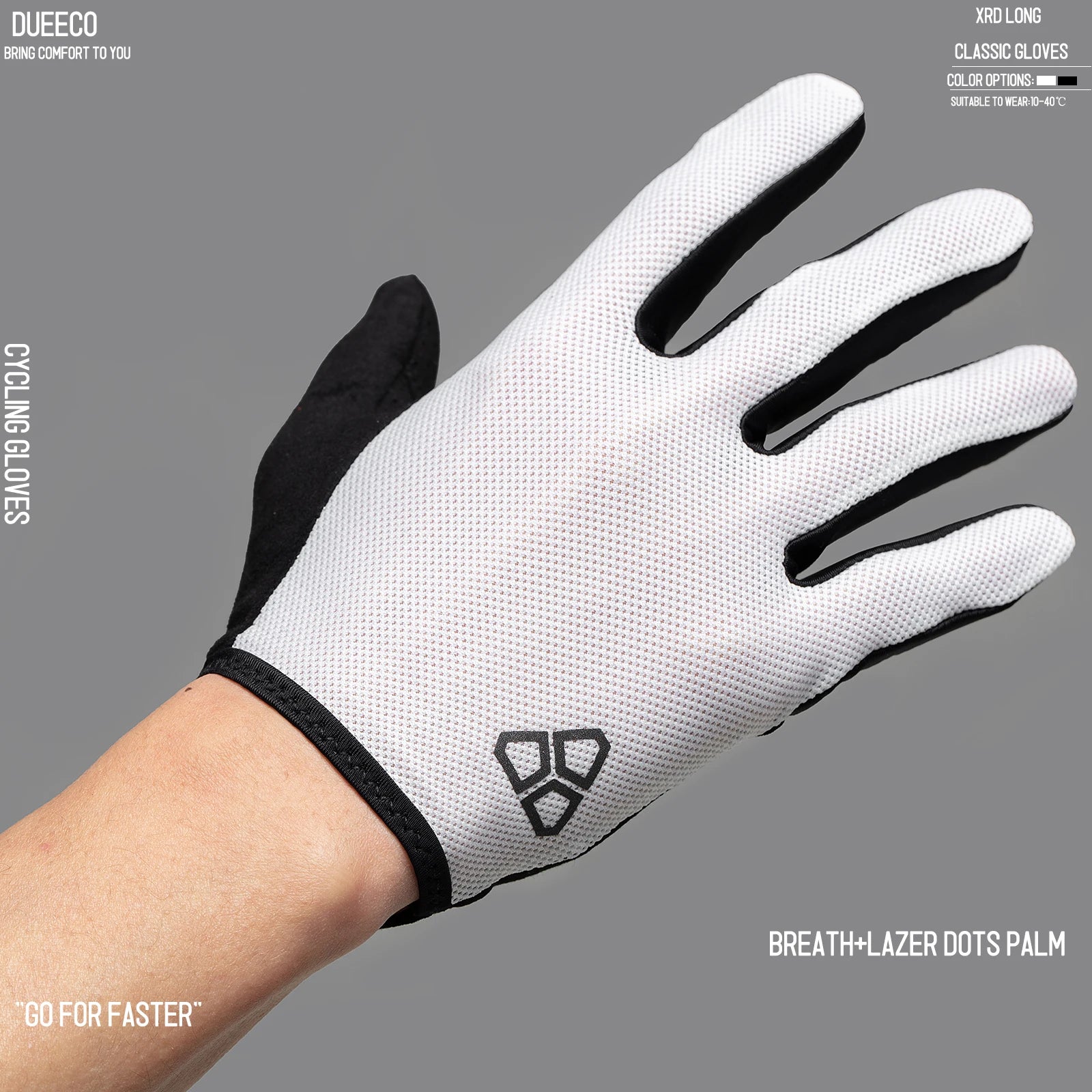 Full Finger Cycling Gloves with Shock Absorbing Pads - Smarsty
