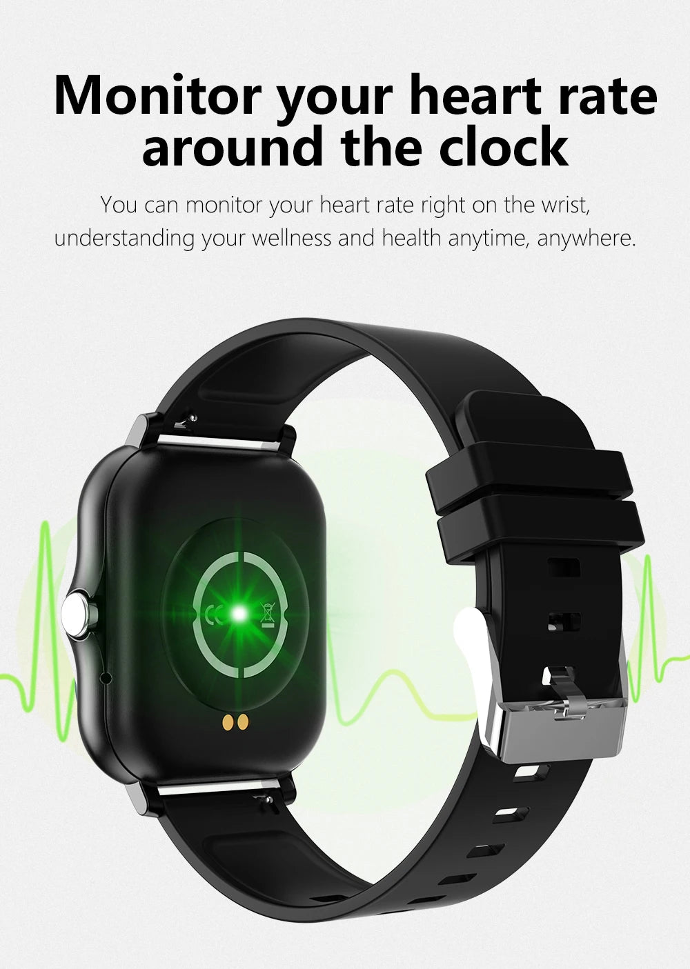Waterproof Sports Smart Watch with Health Monitor - Smarsty