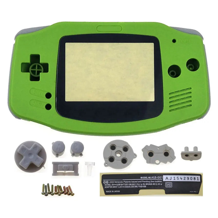 GBA Console Plastic Shell Case With Button Kit - Smarsty