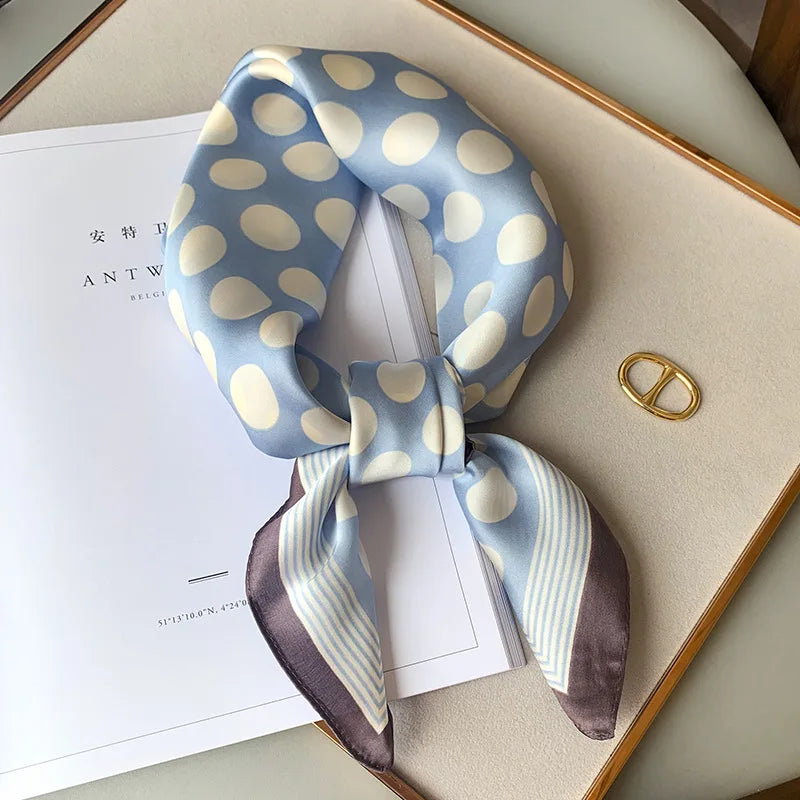 Luxury Silk Satin Scarves for Women Sun Protection - Smarsty