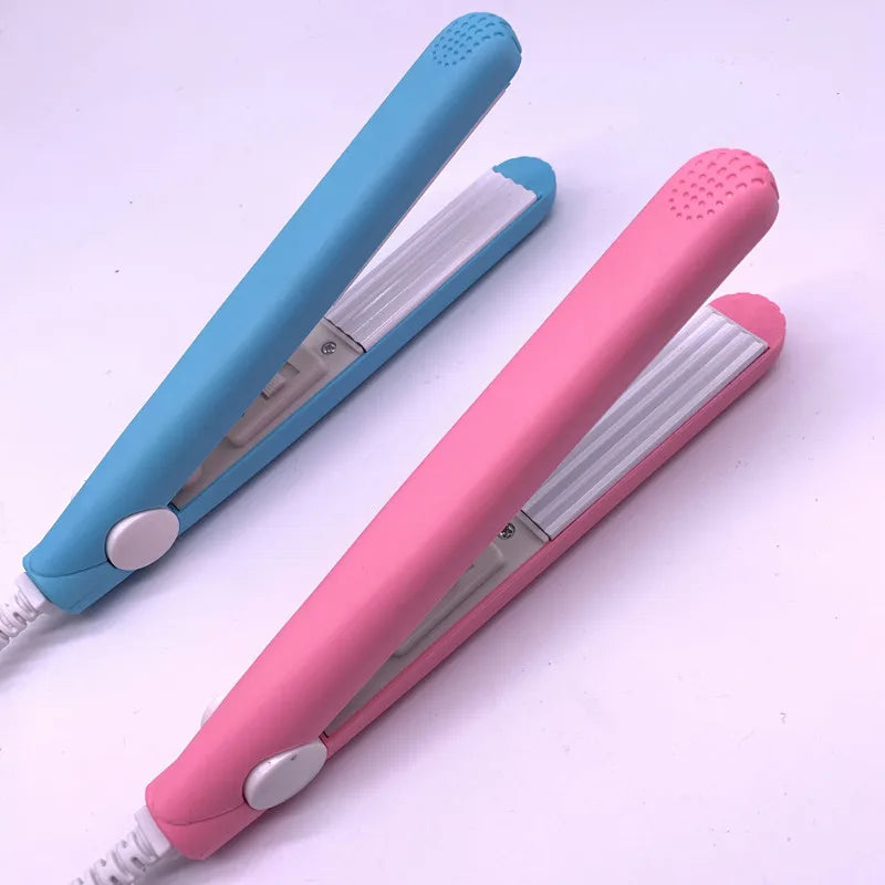 Mini Pink Electric Curling Iron for Effortless Curls - Smarsty