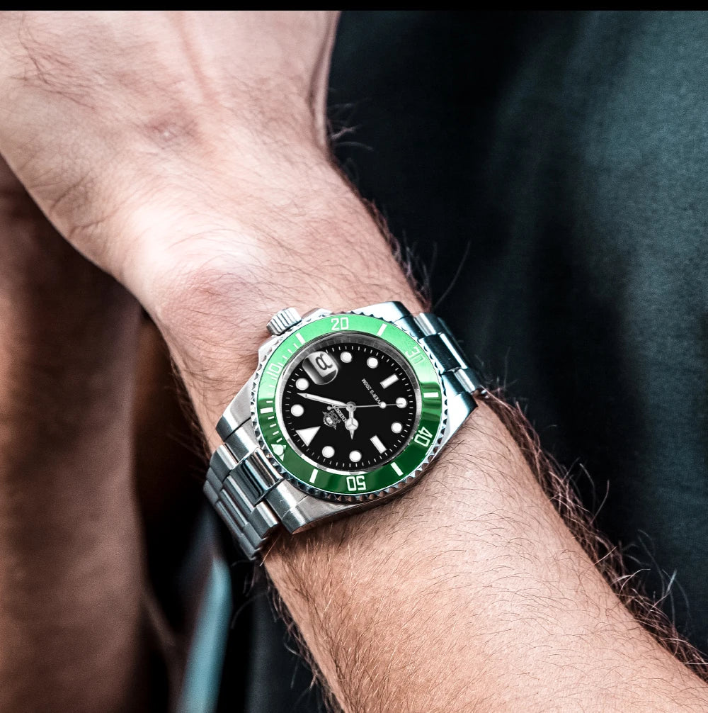 Addiesdive Waterproof Stainless Steel Quartz Watch for Men - Smarsty