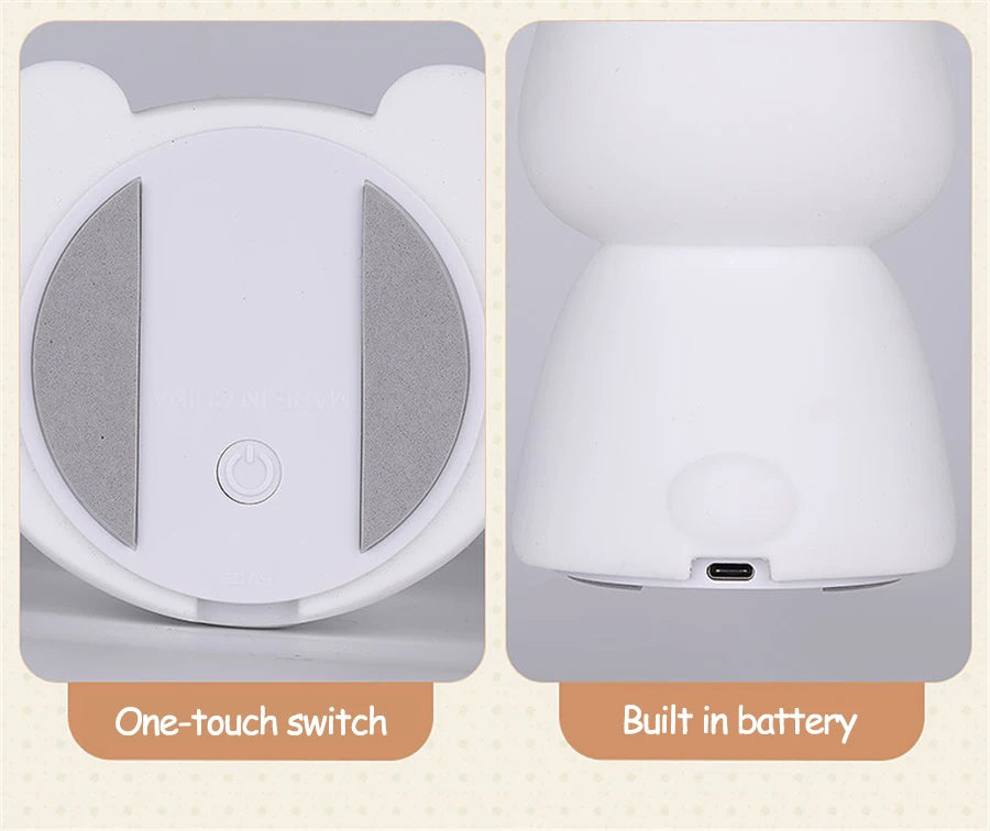 Cute Rabbit LED Night Light for Kids Bedroom - Smarsty