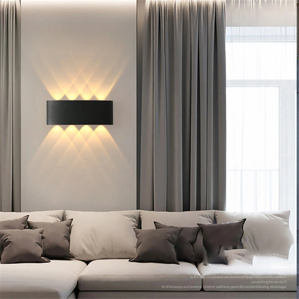 Outdoor Waterproof LED Wall Lamp for Stylish Illumination - Smarsty