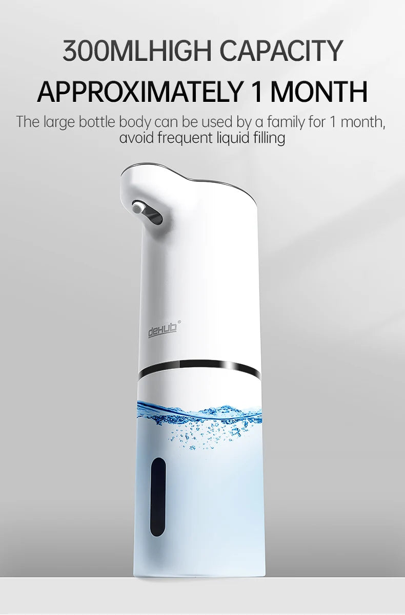 Automatic Foam Soap Dispenser with USB Charging - Smarsty