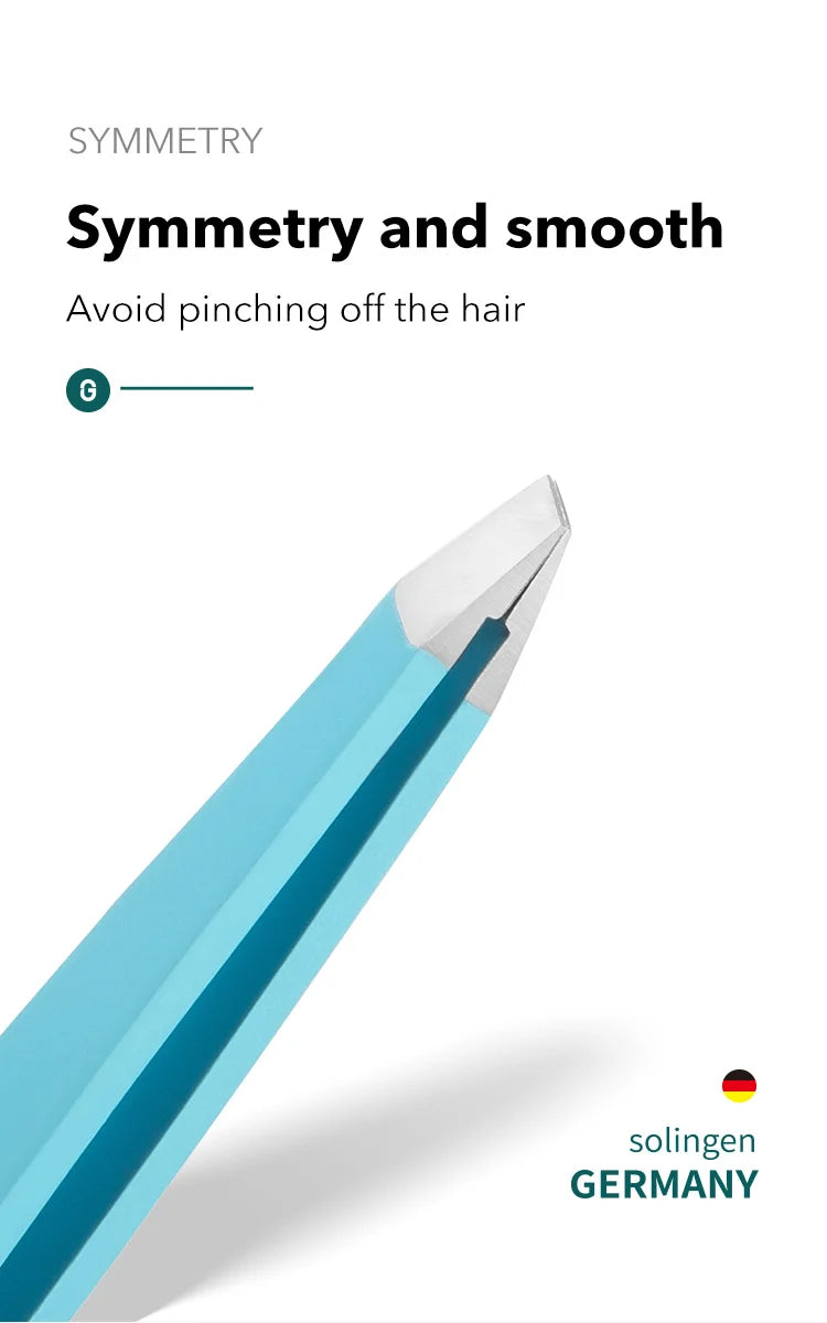 MR Green Stainless Steel Eyebrow Tweezers for Precision Hair Removal - Smarsty