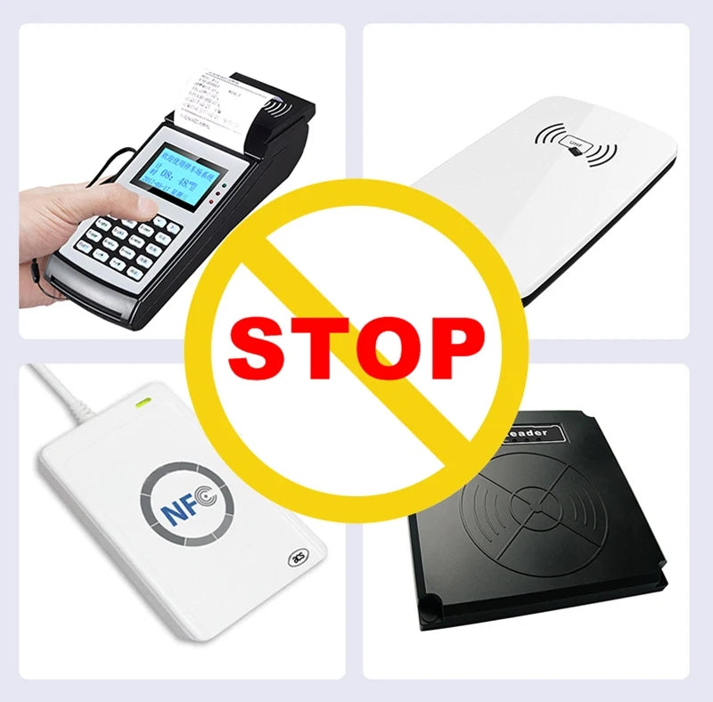 5-20 pcs Aluminium Anti Rfid Card Holder NFC Blocking Reader Lock Id Bank Card Holder Case Protection Metal Credit Card Case