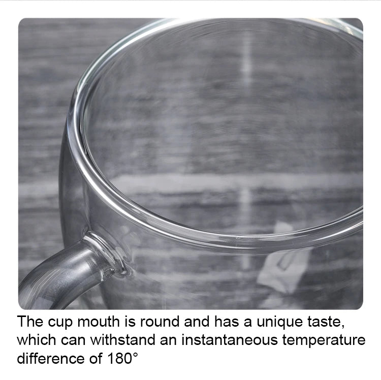 Double Bottom Thermal Glass Coffee Cup Set - Smarsty