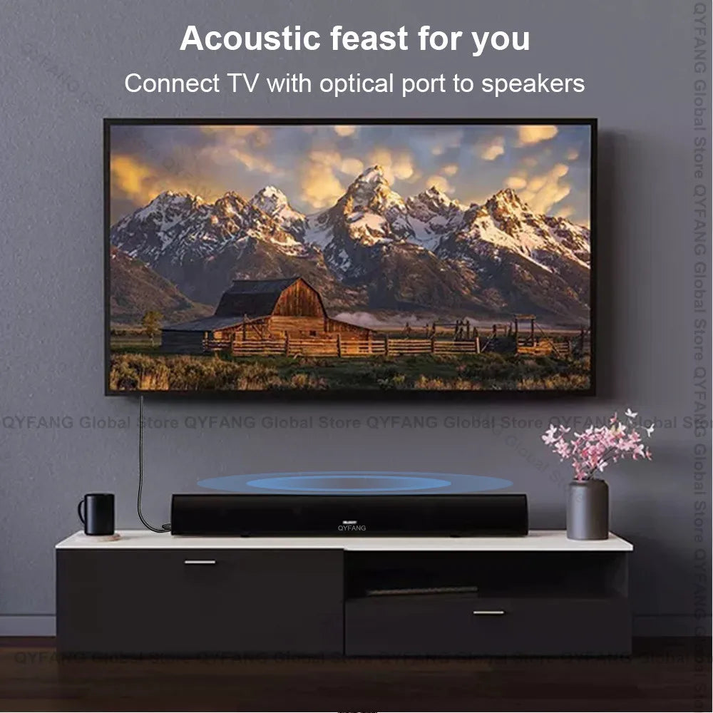 Digital Optical Audio Cable for Clear Sound Quality - Smarsty