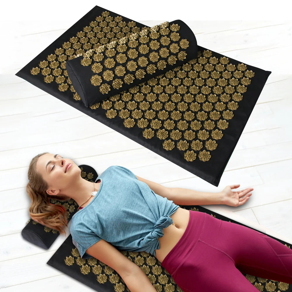 Shiatsu Acupressure Massage Mat for Relaxation and Wellness - Smarsty