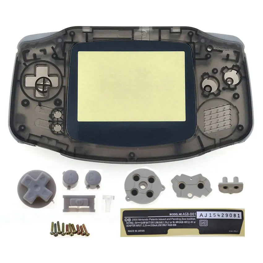 GBA Console Plastic Shell Case With Button Kit - Smarsty