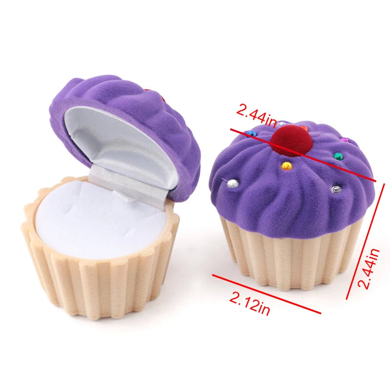 Lovely Velvet Jewelry Box for Rings and Earrings Display - Smarsty