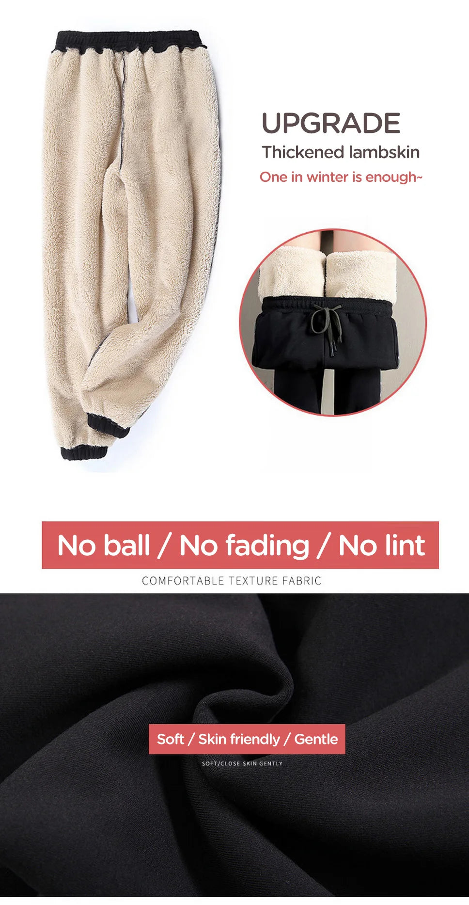 Women Winter Warm Leggings Thick Trousers Warm Fleece Plus Size Long Thicken Pants Fashion Casual Soild Color Leggings - Smarsty