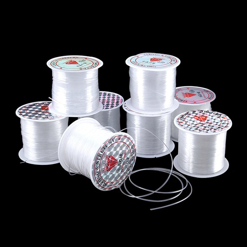 100M Clear Nylon Beading Wire Thread Durable Jewelry - Smarsty