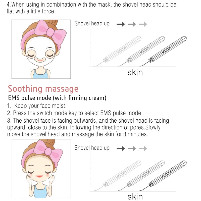 Ultrasonic Skin Scrubber for Deep Cleansing and Rejuvenation - Smarsty