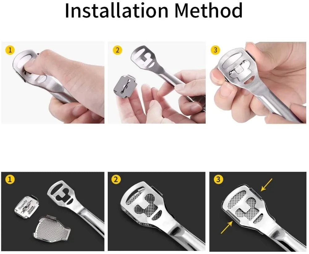 Stainless Steel Foot Callus Shaver for Smooth Skin - Smarsty