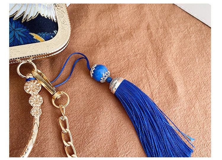 Vintage Fringe Shoulder Bag With Chain Crossbody Small - Smarsty