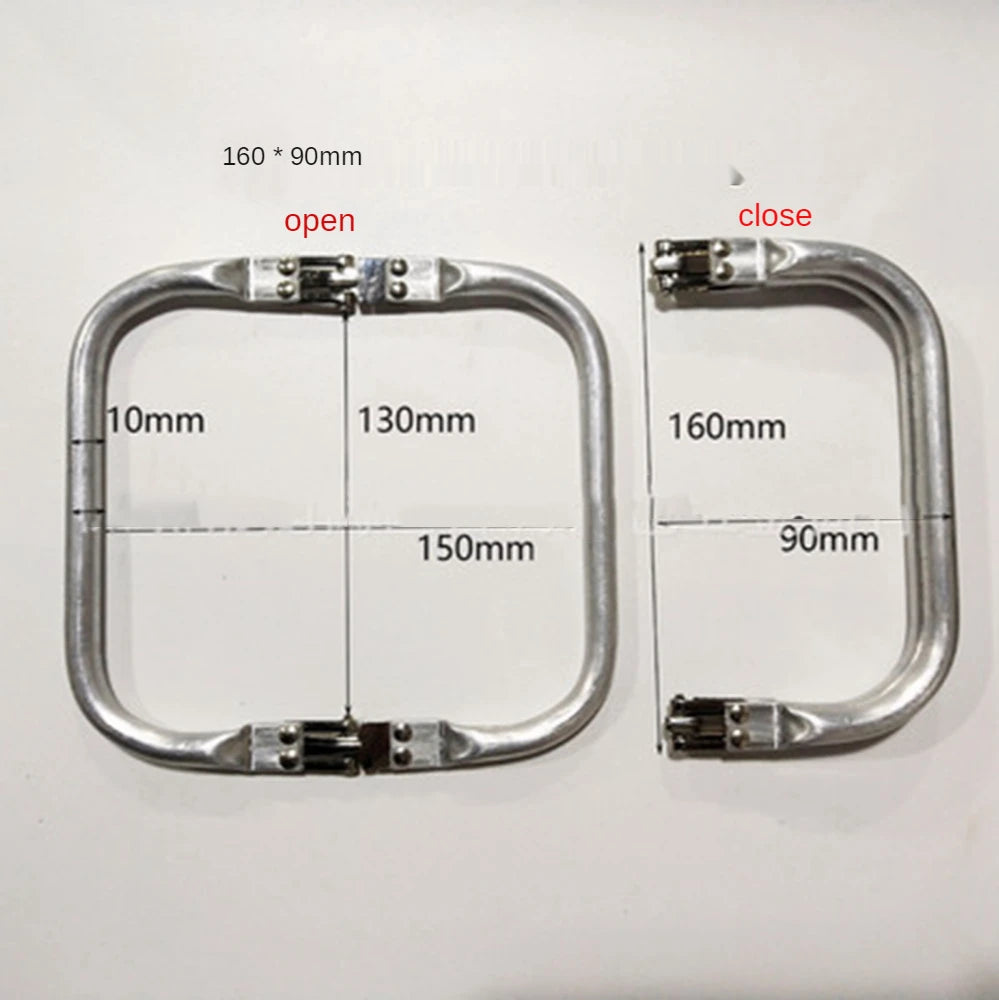 DIY Metal Purse Frame Handle Kiss Clasp Lock For Bag Sewing Craft Tailor Accessories Bag Frame For Purse Backpack Bags Parts