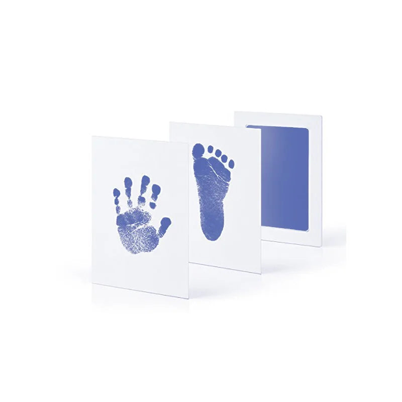 No Touch Baby Hand Footprint Kit Safe Ink Pad Souvenir - Smarsty