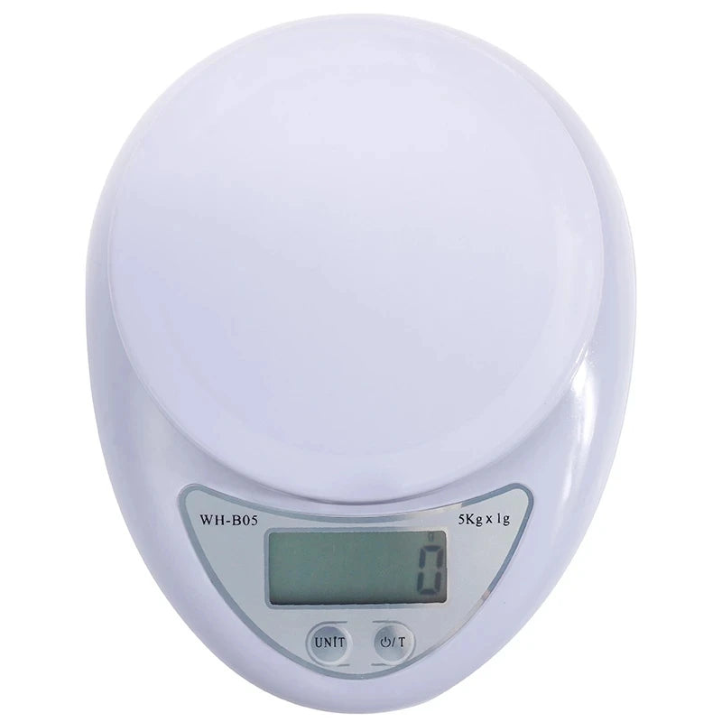 5kg/1g 1kg/0.1g Portable Digital Scale LED Electronic Scales Postal Food Measuring Weight Kitchen LED Electronic Scales by Smarsty