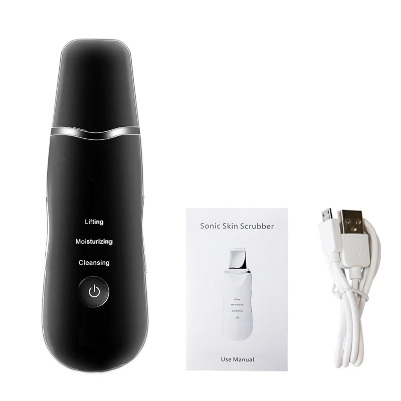 Ultrasonic Skin Scrubber for Deep Cleansing and Rejuvenation - Smarsty