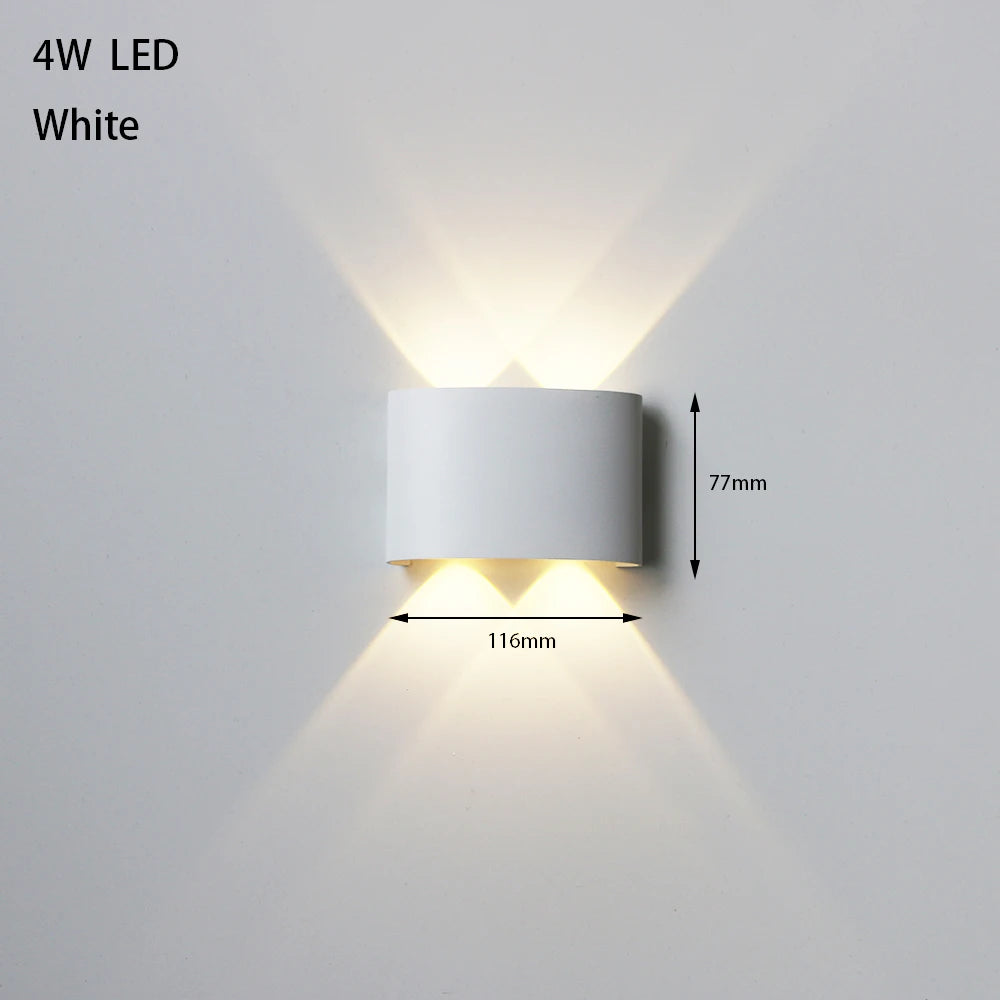Outdoor Waterproof LED Wall Lamp for Stylish Illumination - Smarsty