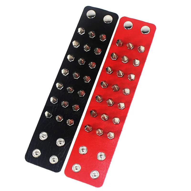 90s Punk Style PU Leather Spike Bracelet for Women - Smarsty