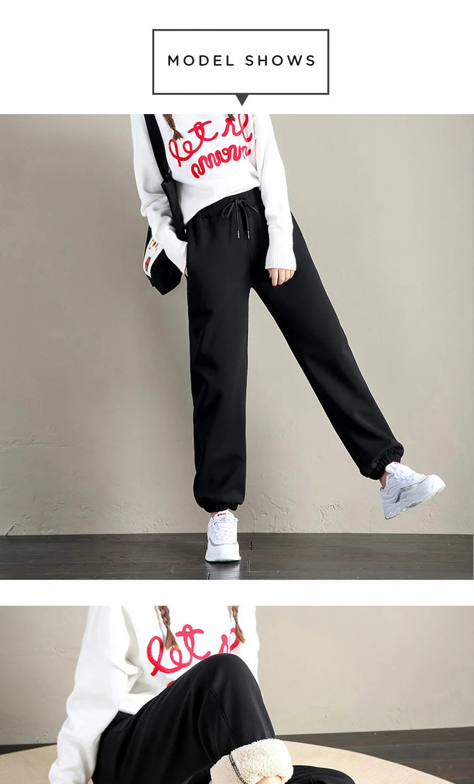 Women Winter Warm Leggings Thick Trousers Warm Fleece Plus Size Long Thicken Pants Fashion Casual Soild Color Leggings - Smarsty