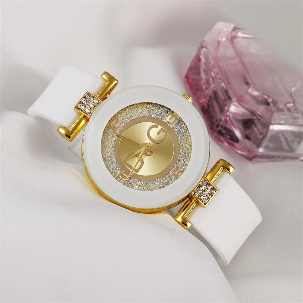 Fashion Ladies Large Dial Quartz Watch for Casual Wear - Smarsty
