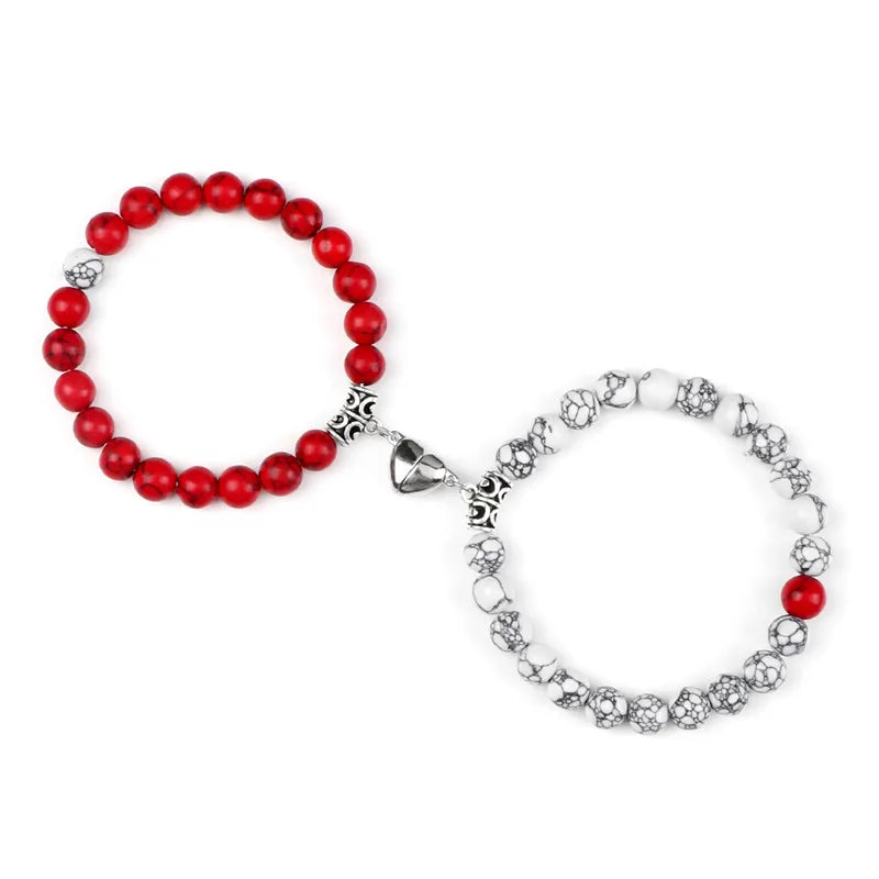 Natural Stone Couple Bracelets Set for Friendship - Smarsty