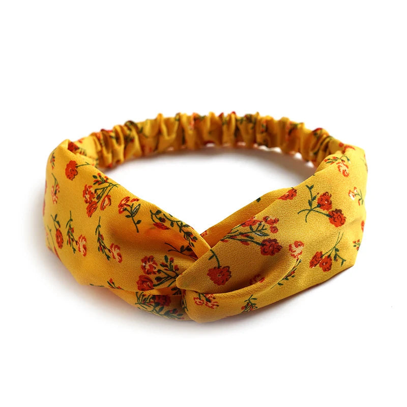 Bohemian Print Cashmere Headbands For Women Vintage Comfort - Smarsty