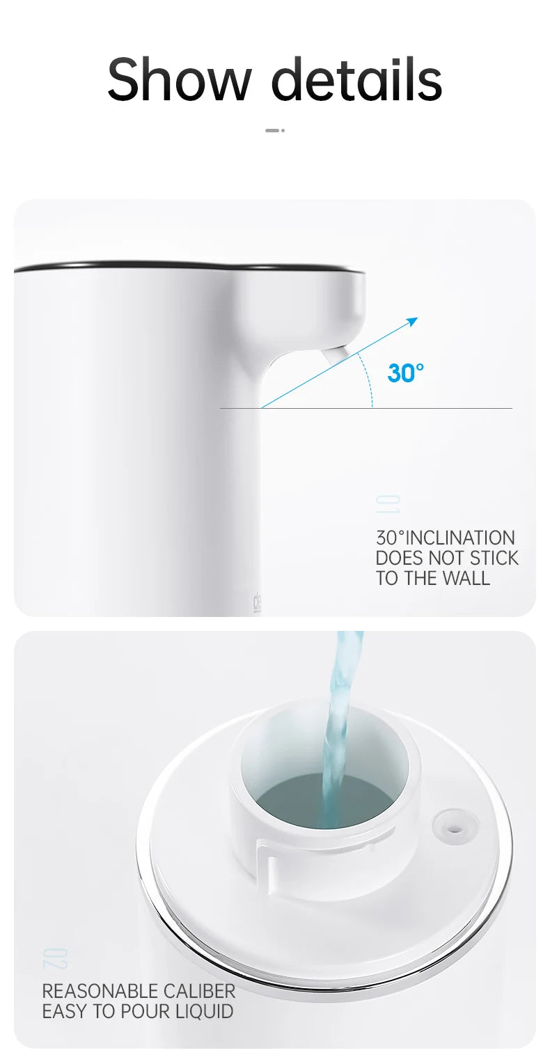 Automatic Foam Soap Dispenser with USB Charging - Smarsty