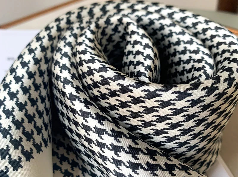 Luxury Silk Satin Scarves for Women Sun Protection - Smarsty