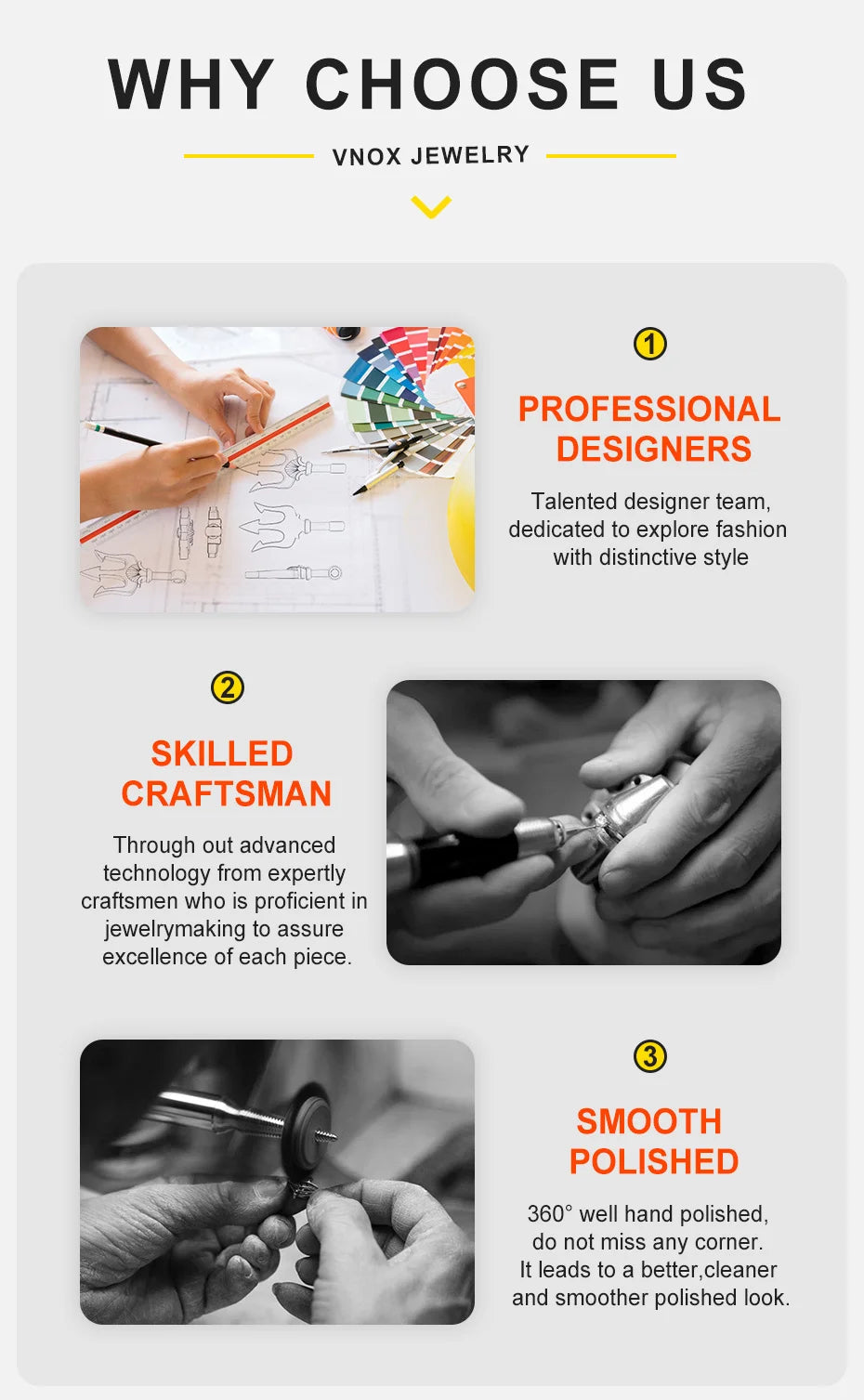 Vnox Stainless Steel Chain Bracelet for Men Gift - Smarsty