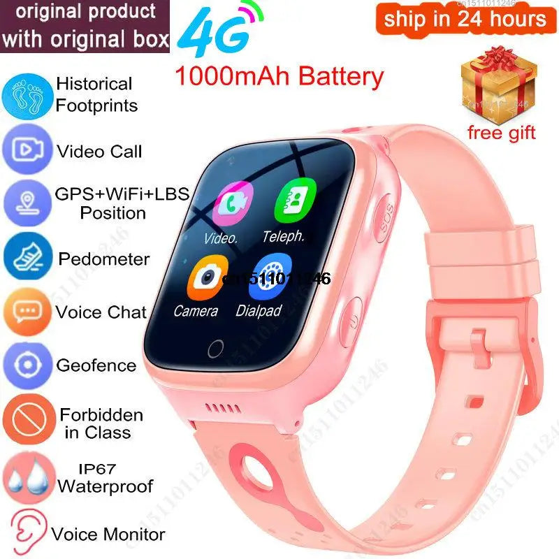 KGG 4G Kids Smart Watch with GPS and SOS Feature - Smarsty