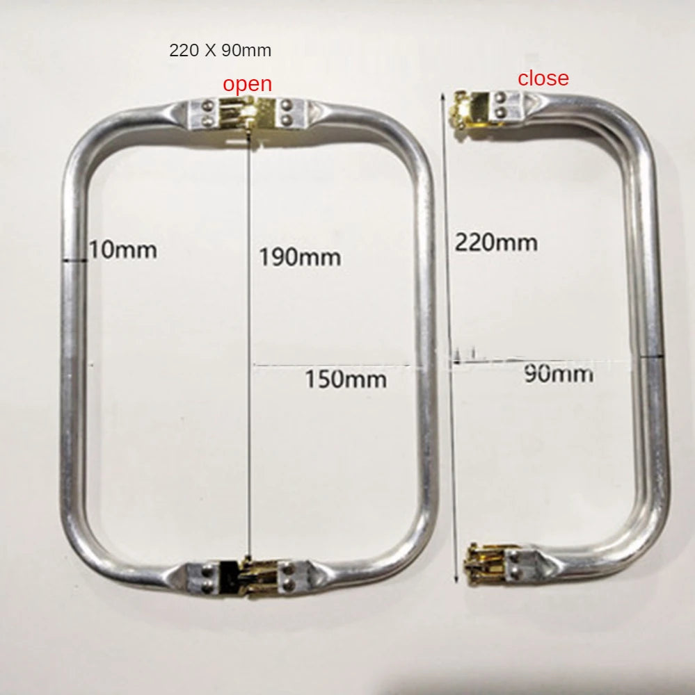 DIY Metal Purse Frame Handle Kiss Clasp Lock For Bag Sewing Craft Tailor Accessories Bag Frame For Purse Backpack Bags Parts
