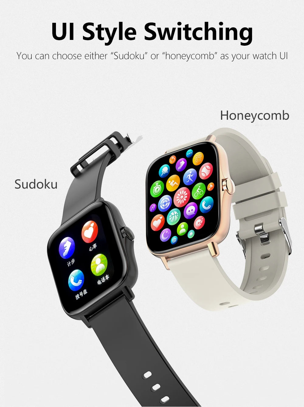 Waterproof Sports Smart Watch with Health Monitor - Smarsty