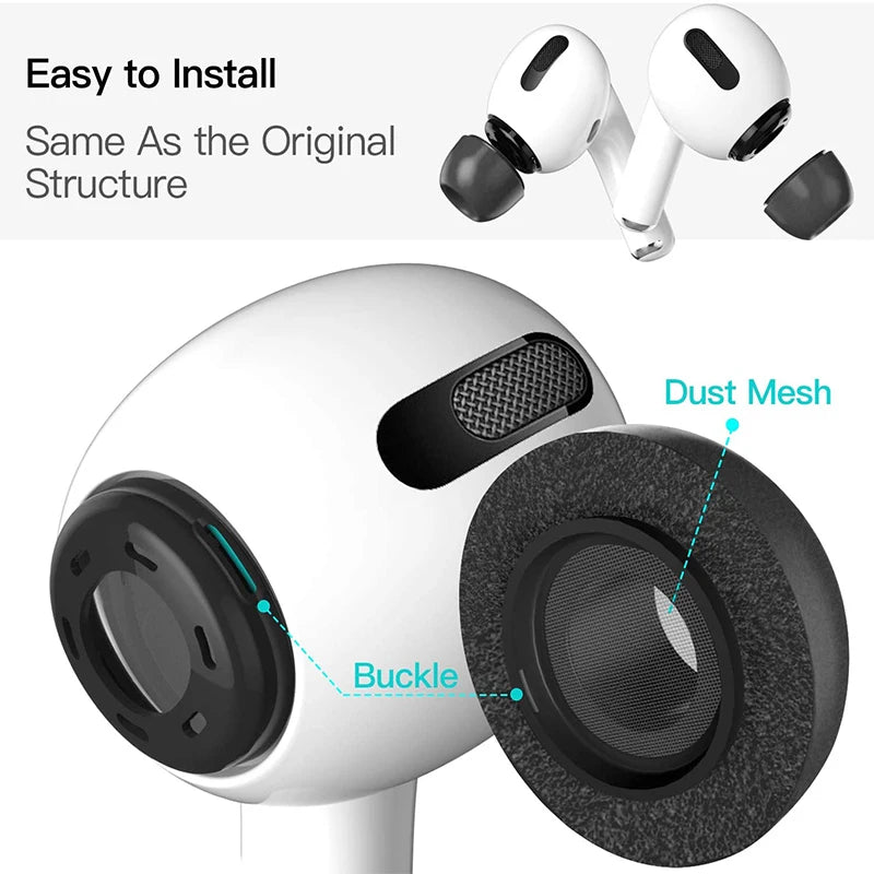 Memory Foam Ear Tips for Apple AirPods Pro 2 - Smarsty
