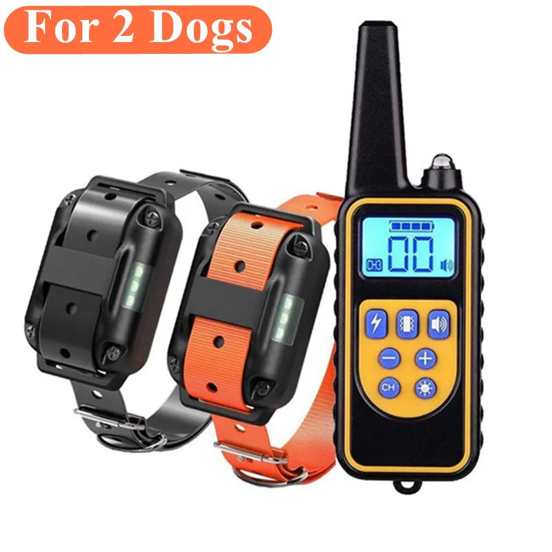 Waterproof Electric Dog Training Collar with Remote Control - Smarsty