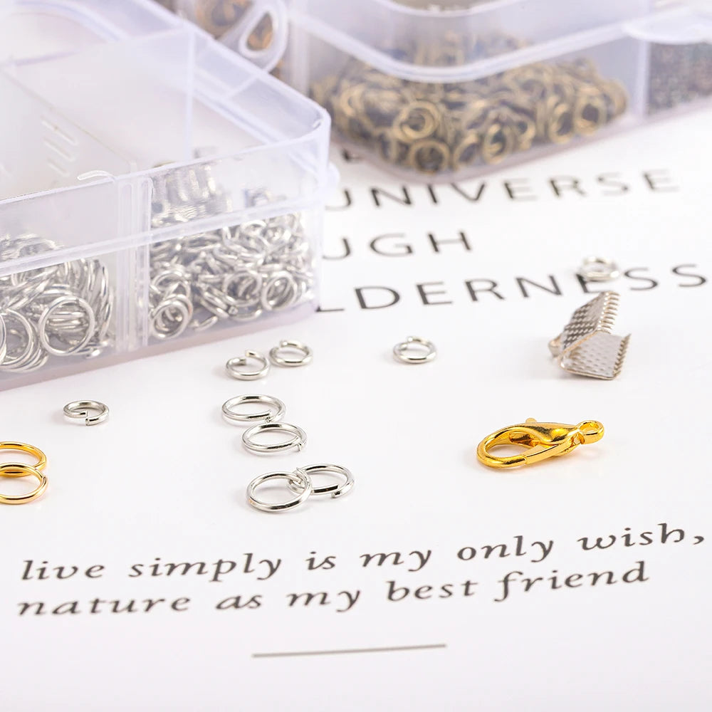 Alloy Jewelry Findings Set with Clasps and Hooks - Smarsty