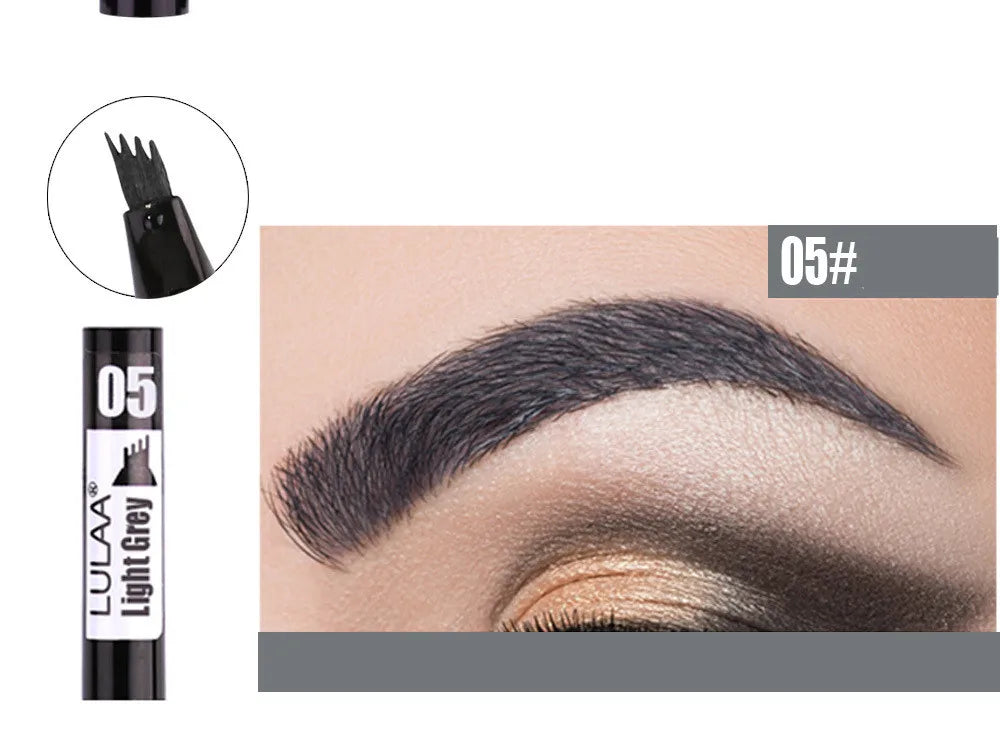 4D Microblading Eyebrow Pen Long Lasting Waterproof Formula - Smarsty