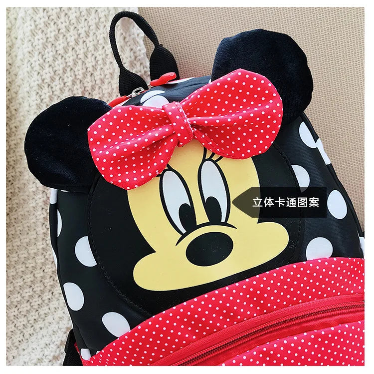 Cute Cartoon Kids Backpack Minnie Mouse Style For Toddlers - Smarsty