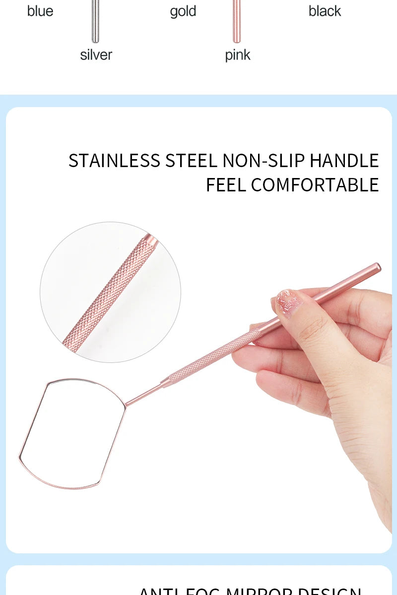 Eyelash Extension Magnifying Mirror with Long Handle - Smarsty