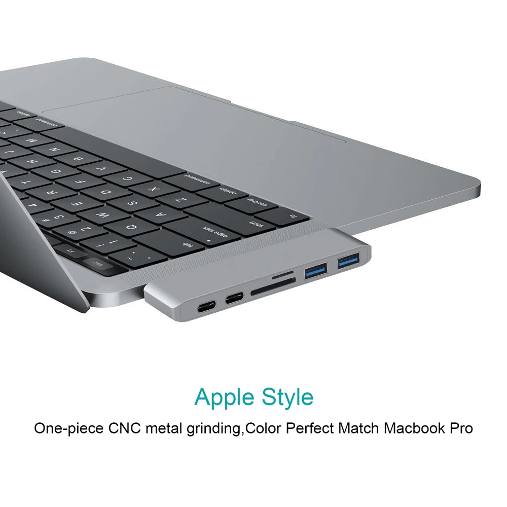 Usb C Hub Hdmi 4K Multiport Adapter Alongside Sd Reader