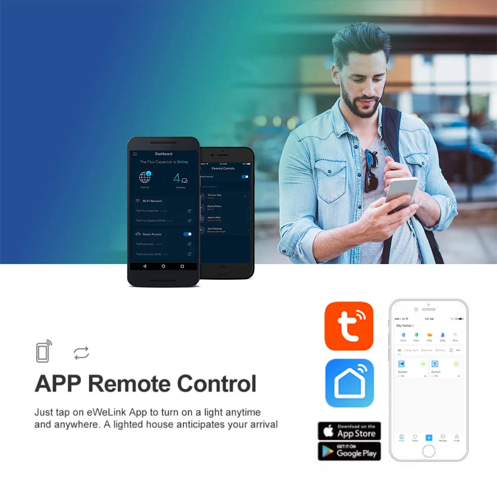 Smart WiFi Relay Switch Module with Alexa Compatibility - Smarsty