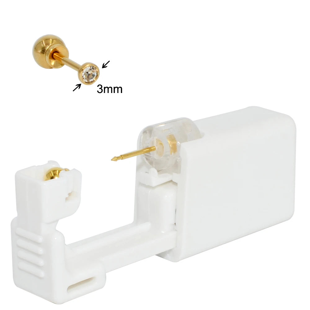 Sterile Surgical Steel Ear Stud Disposable Safe Ball - Smarsty