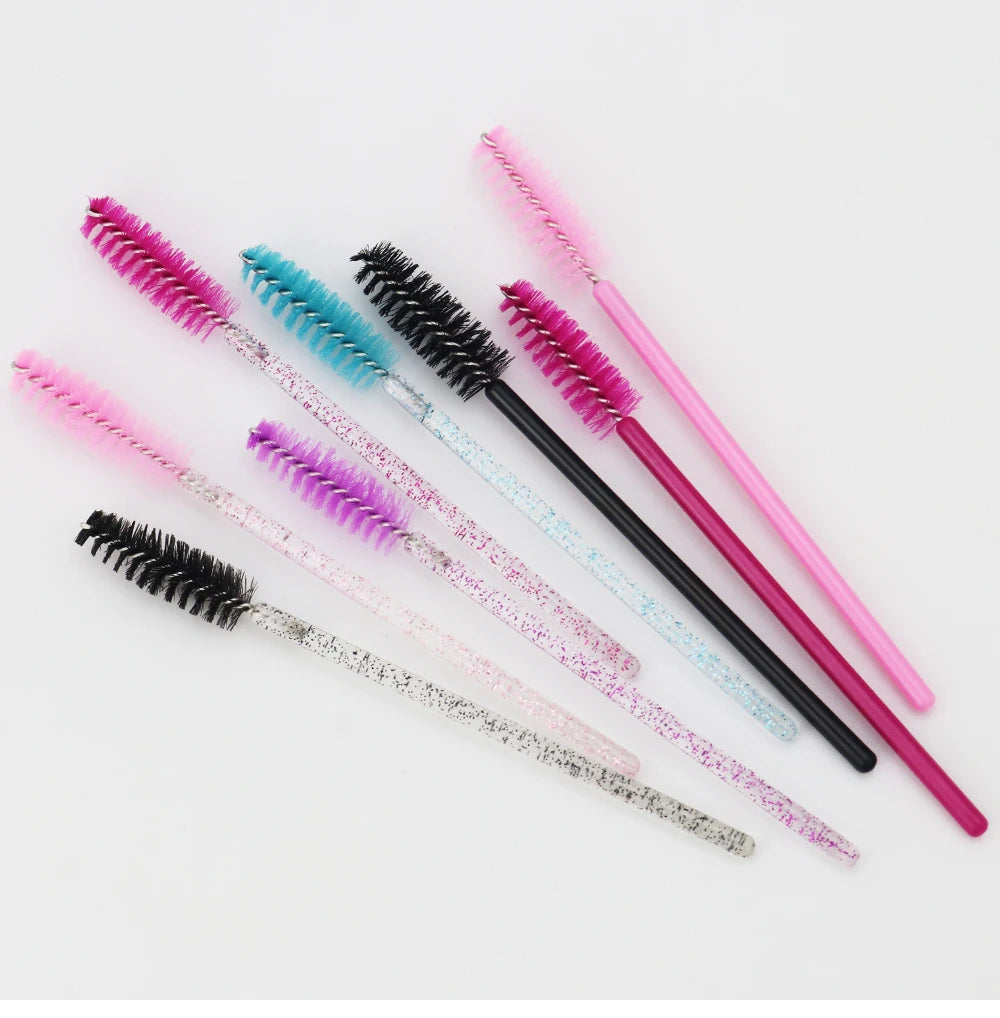 50Pcs Disposable Eyelash Brushes for Makeup Application - Smarsty