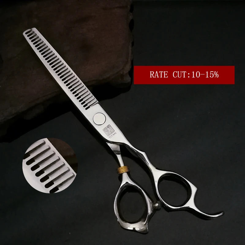 Titan 3D Professional Hair Cutting Scissors 6 Inch - Smarsty