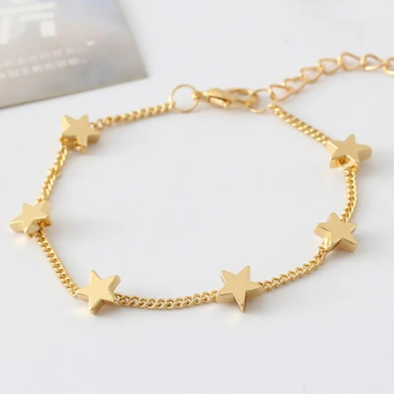 Women’s Boho Heart Star Bracelet for Summer Style - Smarsty