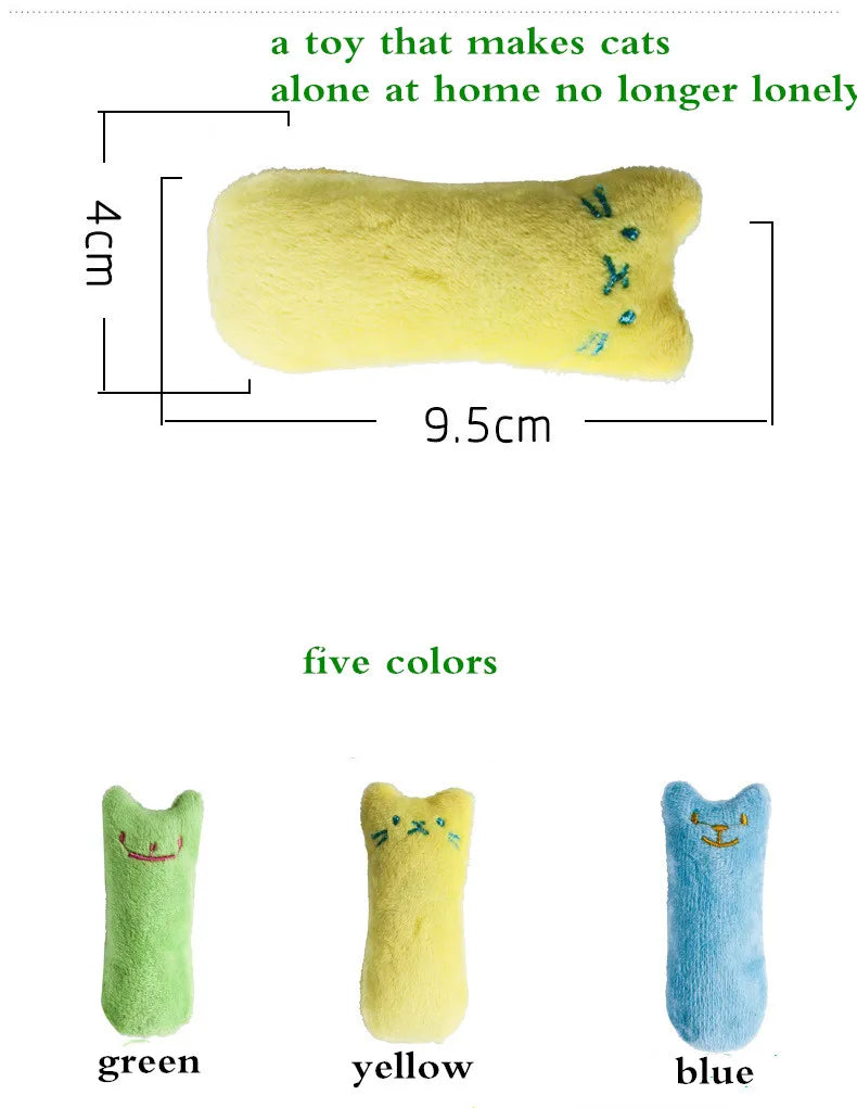 Interactive Catnip Plush Toy for Chewing and Grinding - Smarsty